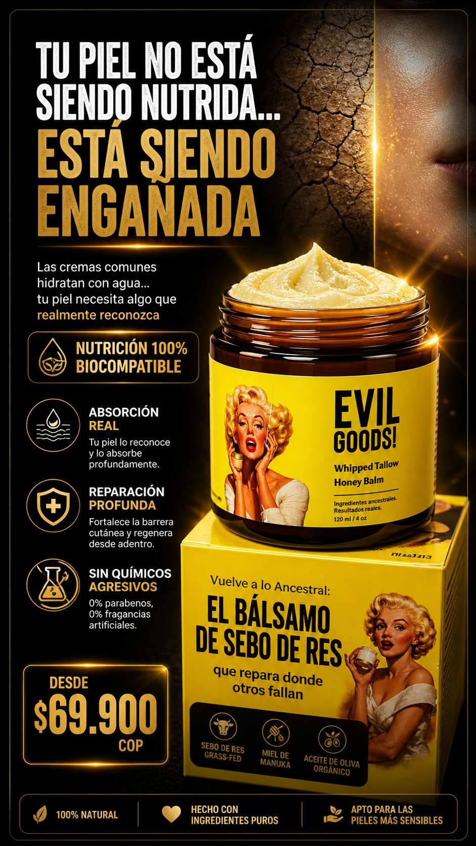 Nutrición ancestral que devuelve la vida a tu piel
