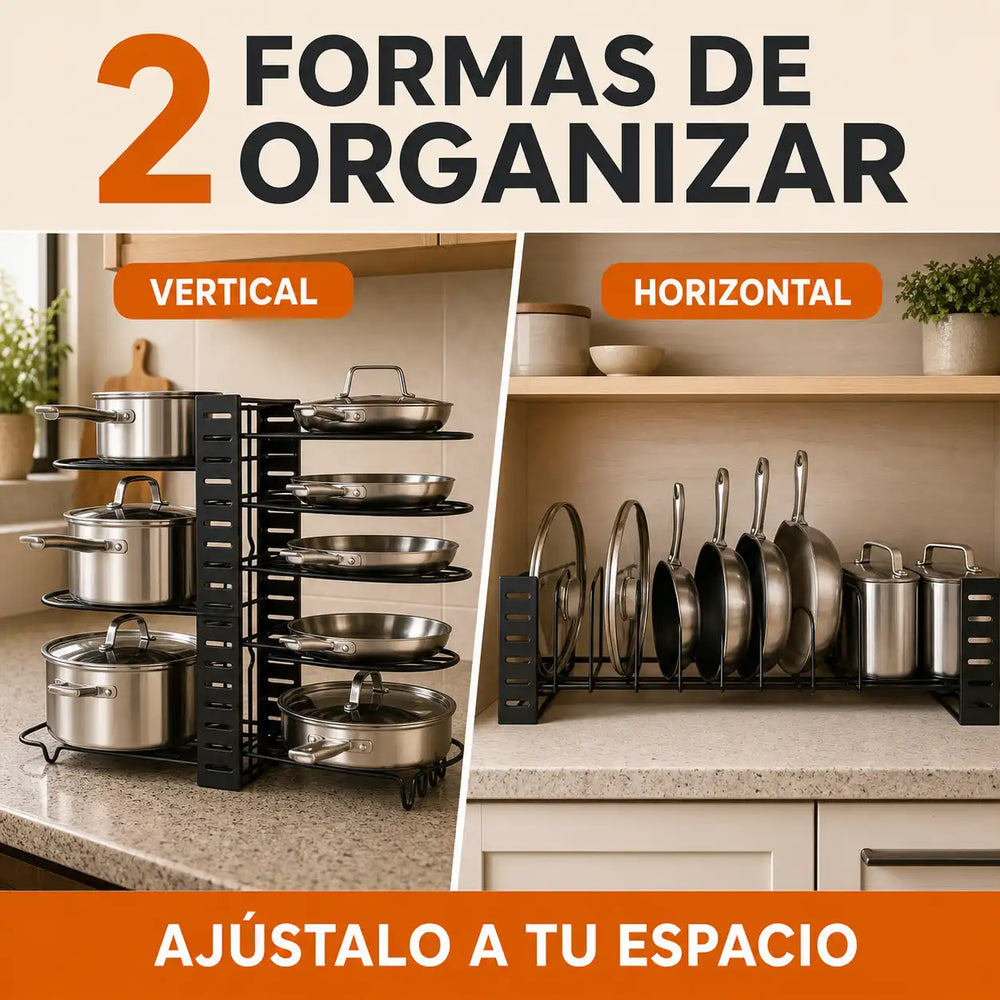 Organizador Premium para Ollas y Sartenes